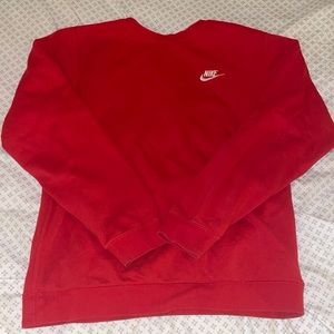 Nike Red Crew Neck